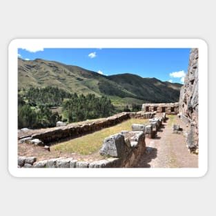 Pérou - Cuzco - Site de Puka Pukara Sticker